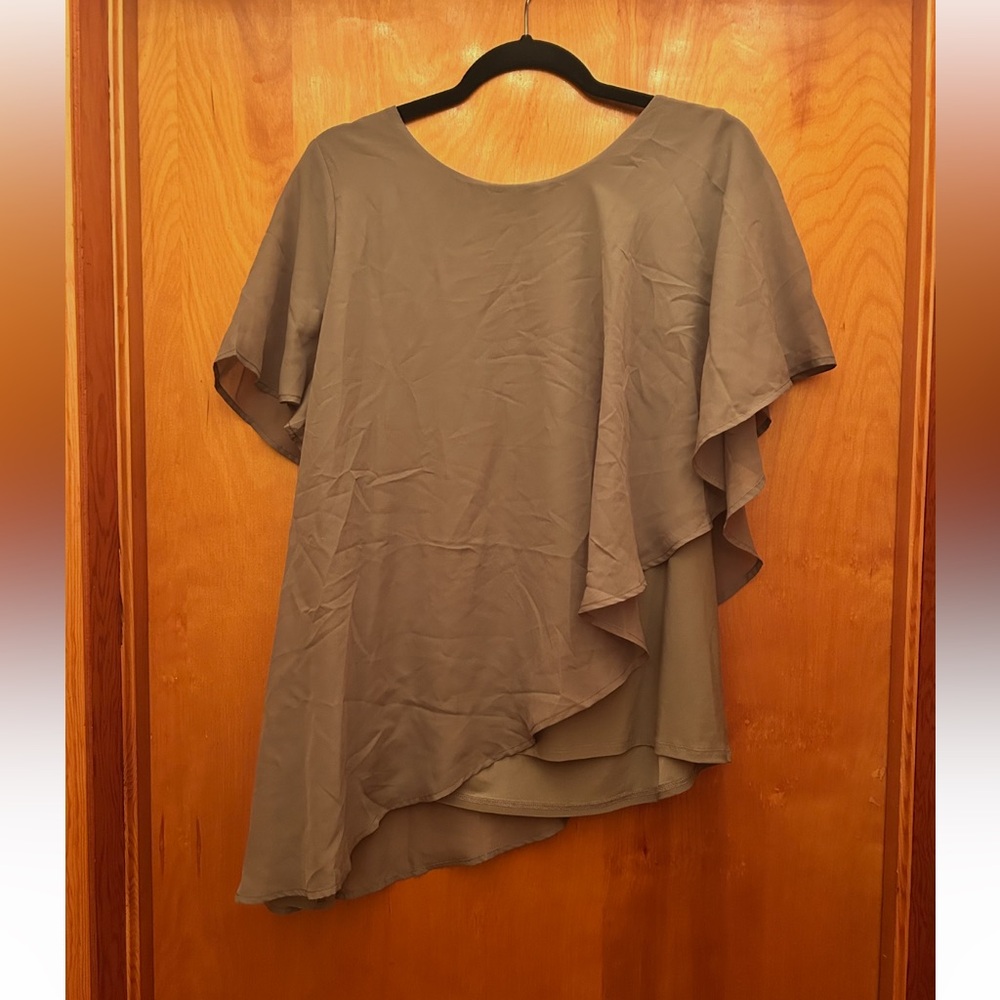 Women’s Asymmetrical Ruffle Dress - Green